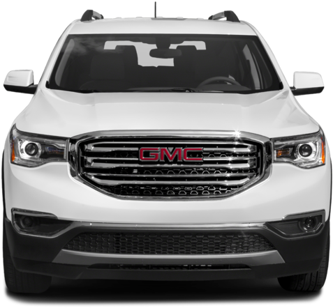 White G M C S U V Front View PNG Image