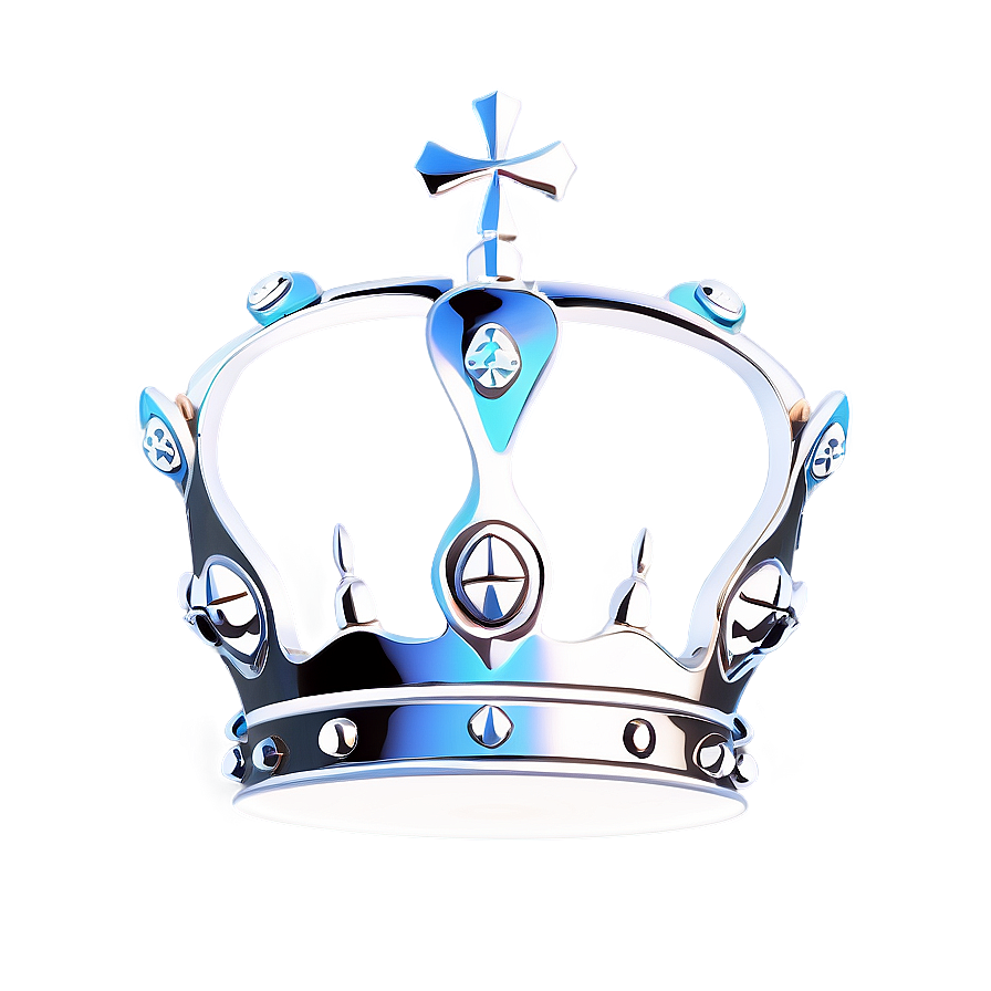 White Gold Crown Png Yfl PNG Image