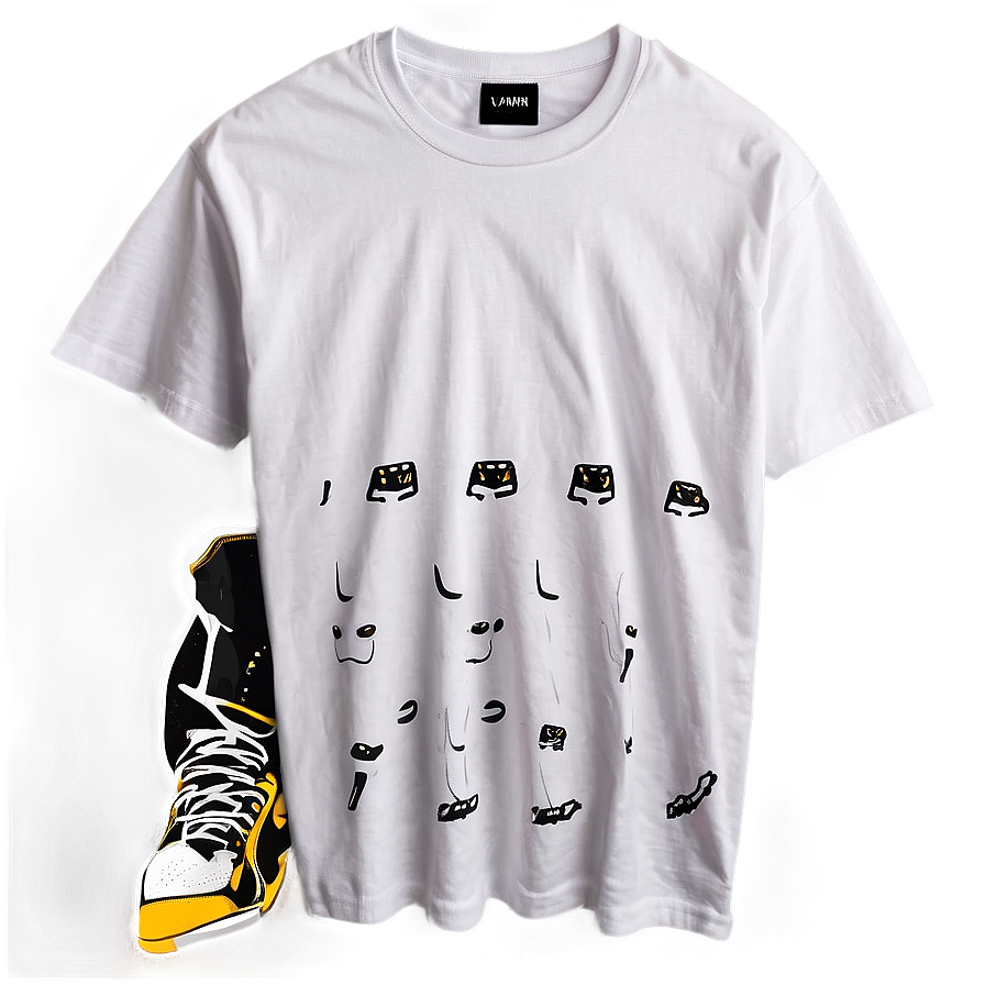 White Graphic Tee Png 05252024 PNG Image