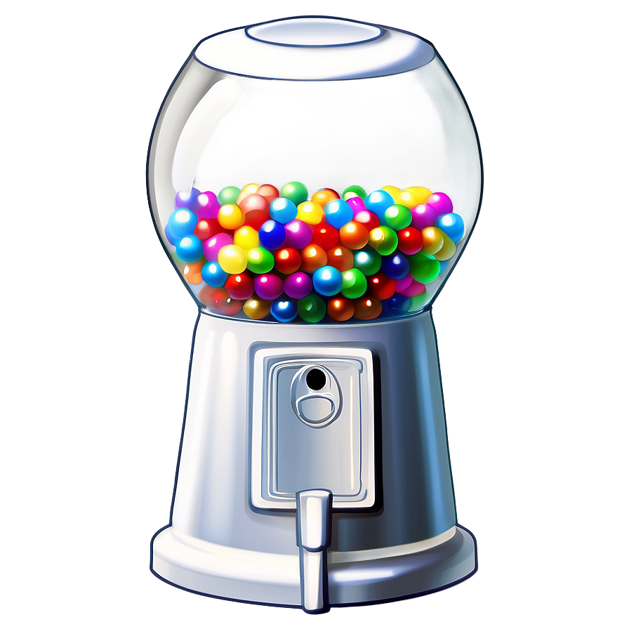 White Gumball Machine Png Yqh PNG Image