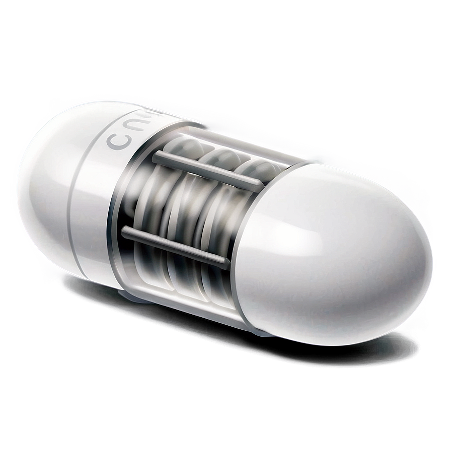 White Health Capsule Png Xpf20 PNG Image