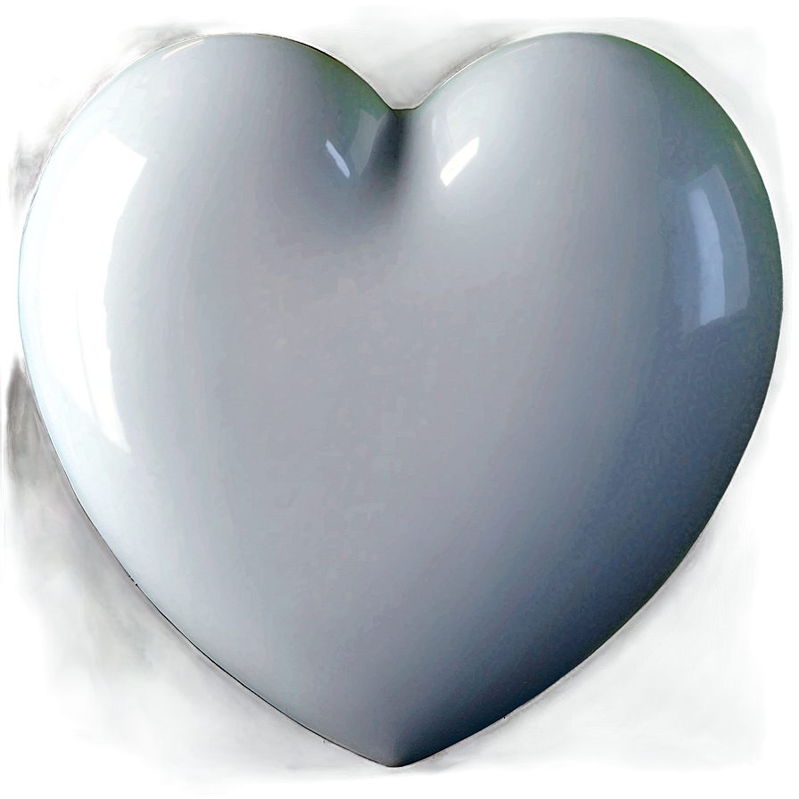 White Heart Clipart Png Geb PNG Image