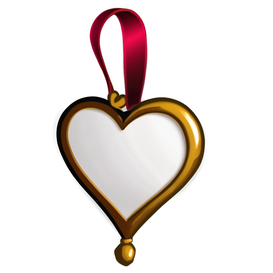 White Heart Decoration Png 60 PNG Image