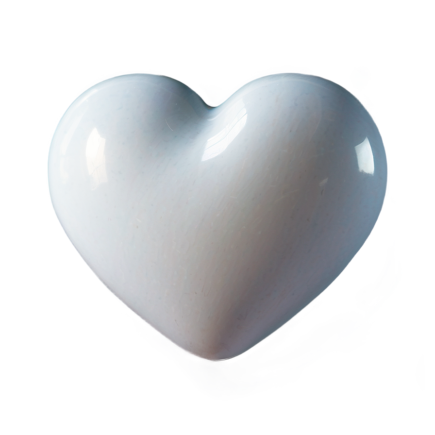 White Heart Emoji Transparent Background Cis PNG Image