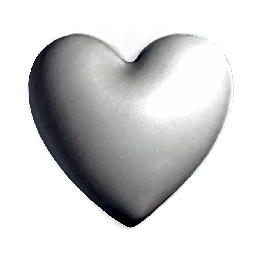 White Heart Shape Png 05232024 PNG Image