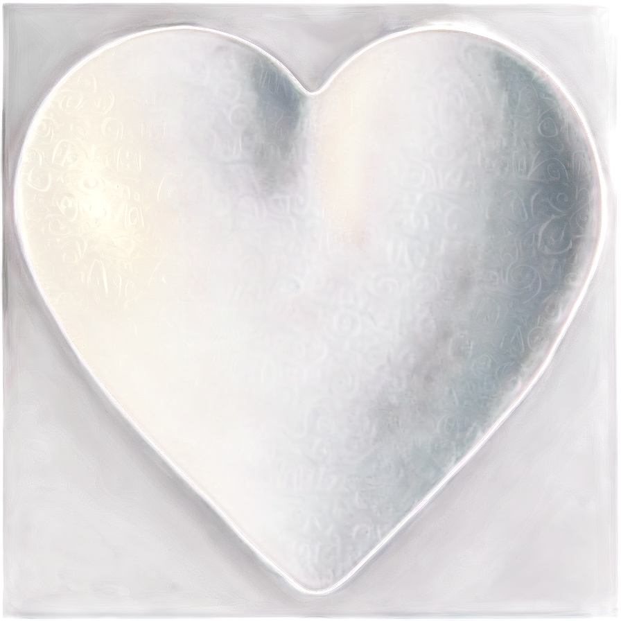 White Heart Shape Png Ili PNG Image