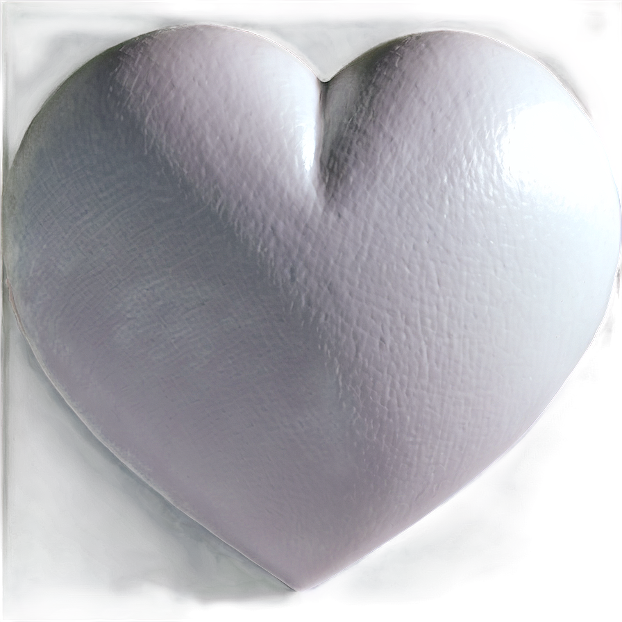 White Hearts Drawing Png Xyo2 PNG Image