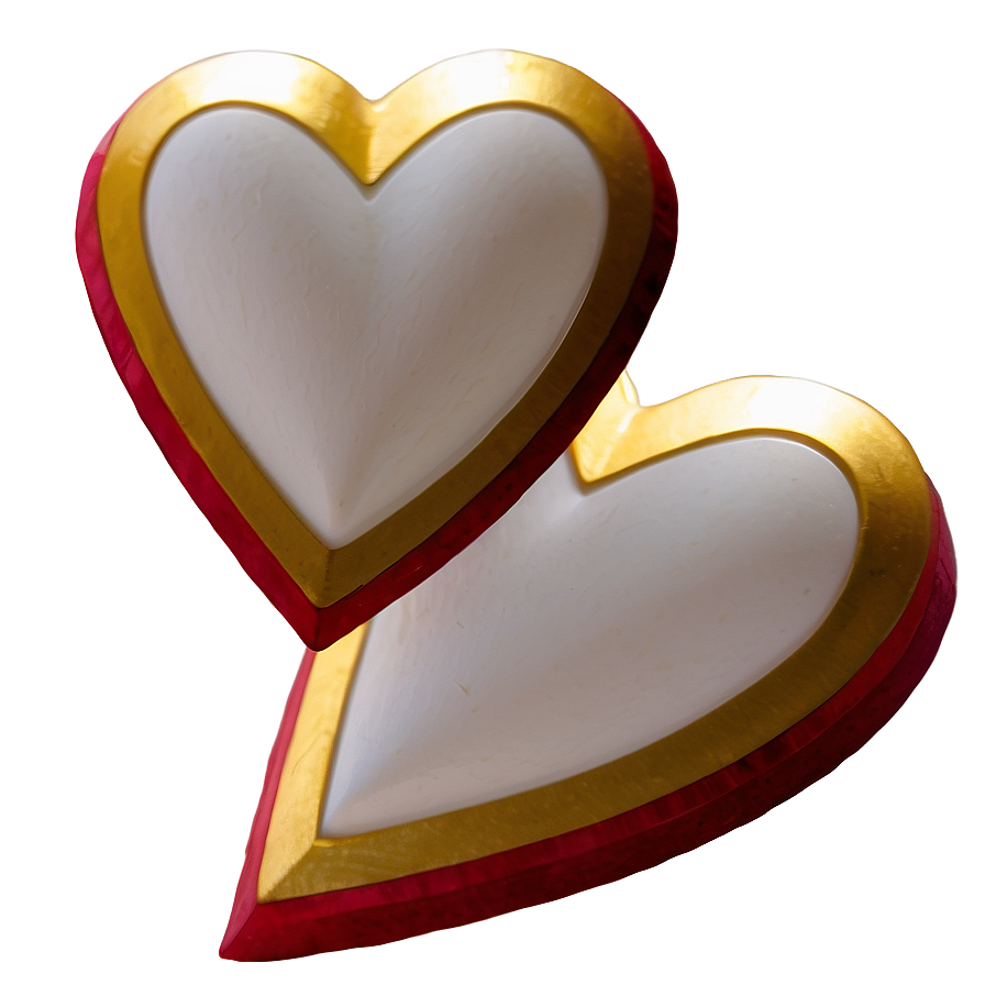 White Hearts For Anniversary Png Plv PNG Image