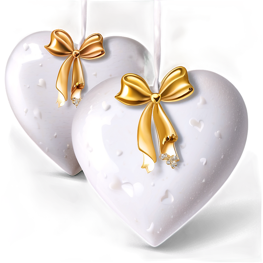 White Hearts For Wedding Png 25 PNG Image