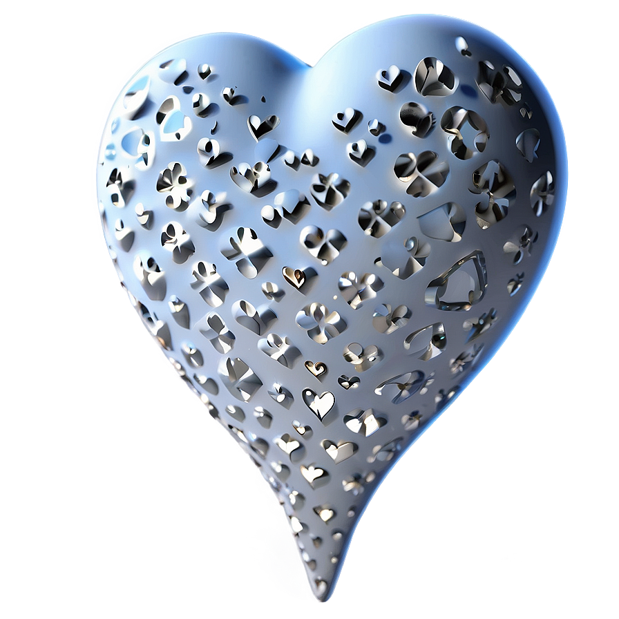 White Hearts Png 14 PNG Image