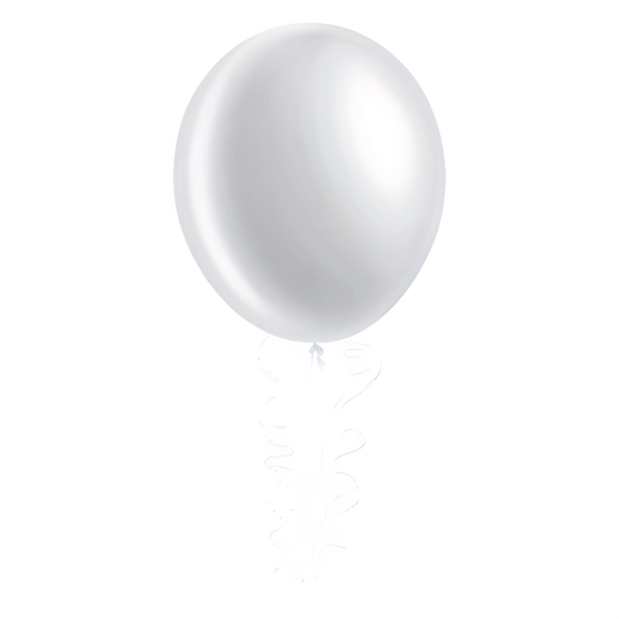 White Helium Balloons Png Vhc PNG Image