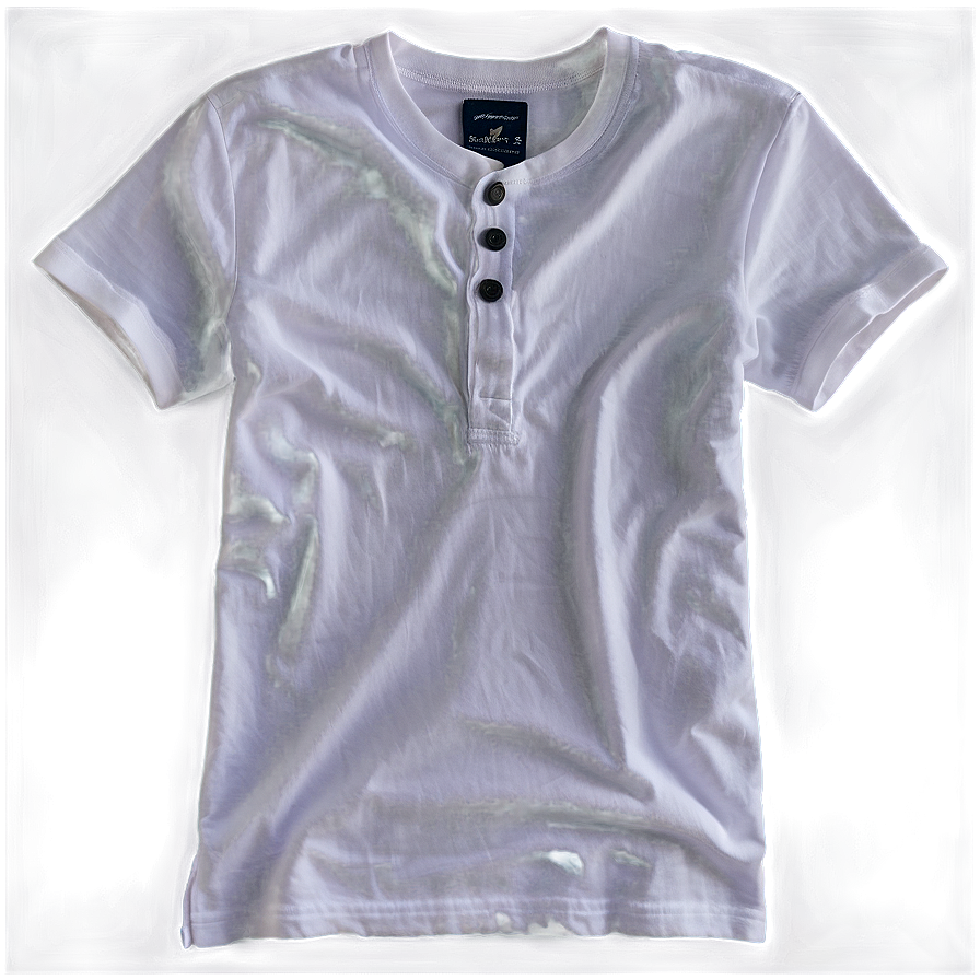 White Henley Shirt Png Mfc86 PNG Image