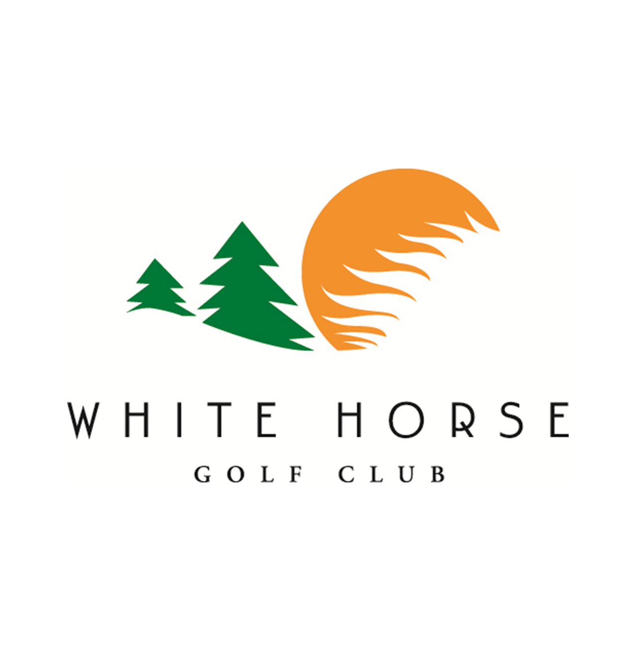 White Horse Golf Club Logo PNG Image