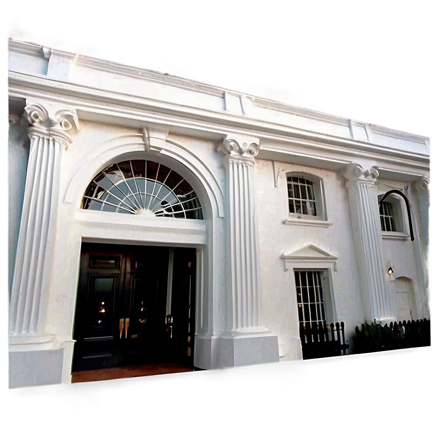 White House Close-up Entrance Png Uxn16 PNG Image