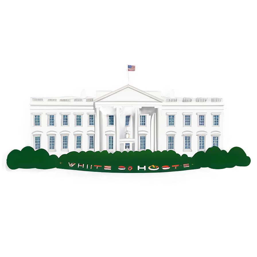 White House Exterior View Png Nbk17 PNG Image