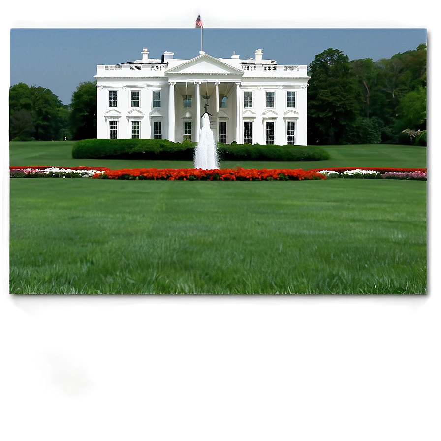 White House South Lawn View Png 17 PNG Image