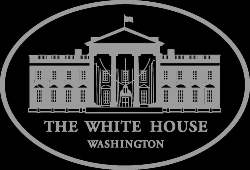 White House Washington Graphic PNG Image