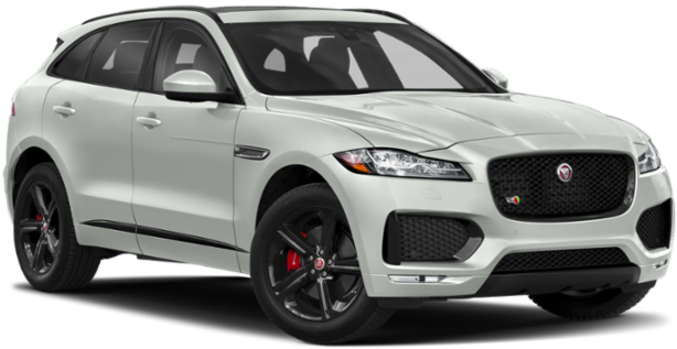 White Jaguar F Pace S U V2023 PNG Image