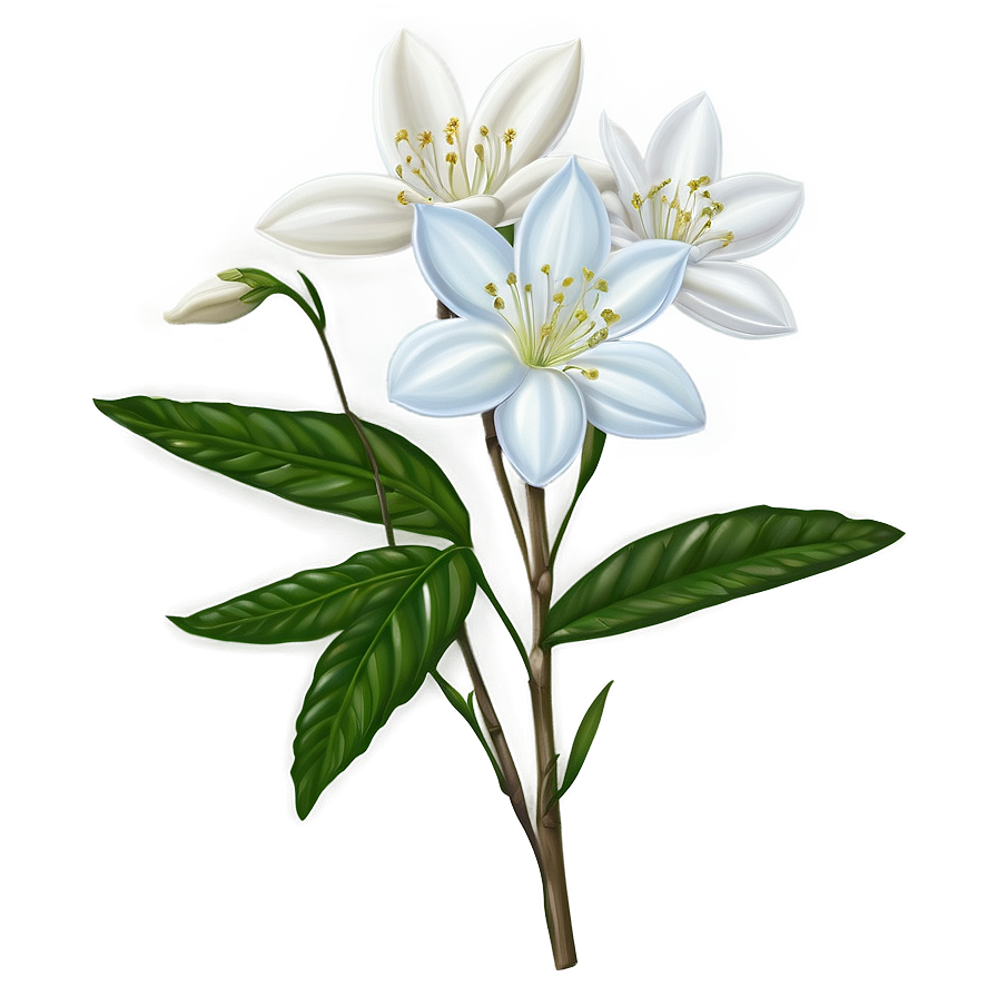 White Jasmine Flower Png 05242024 PNG Image