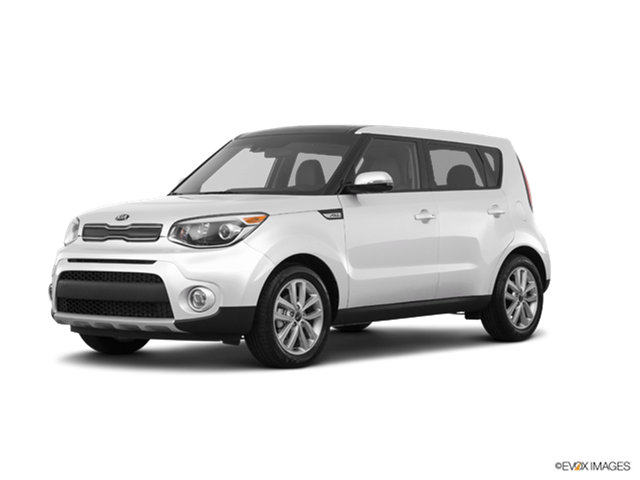 White Kia Soul Side View PNG Image