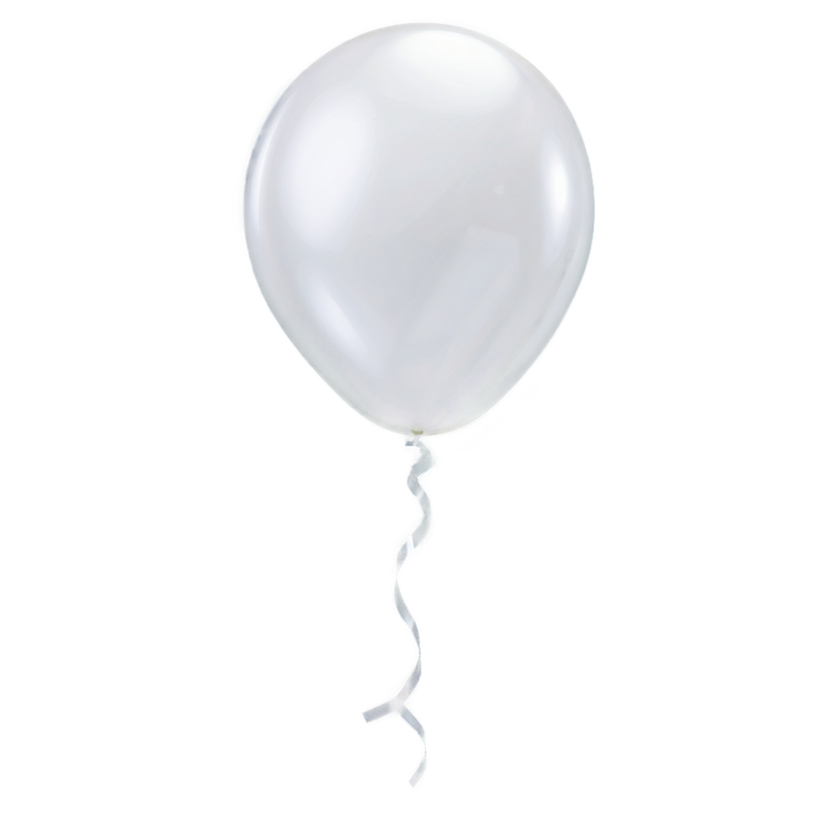 White Latex Balloon Png Odp PNG Image