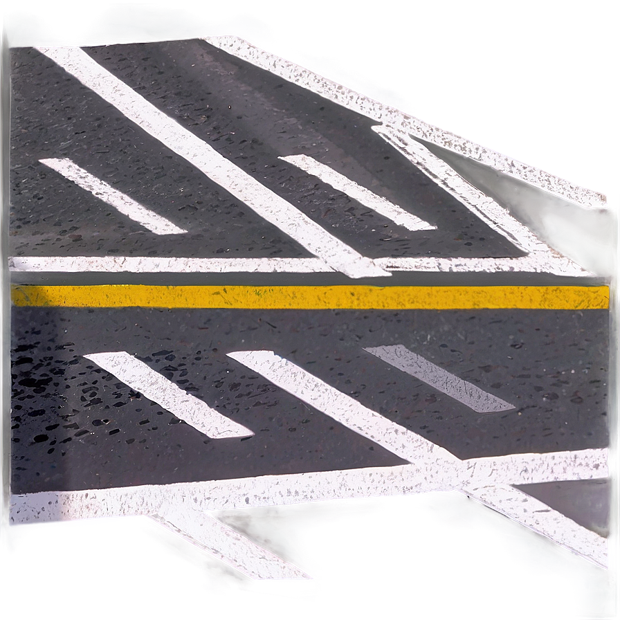 White Lines Road Marking Png 55 PNG Image