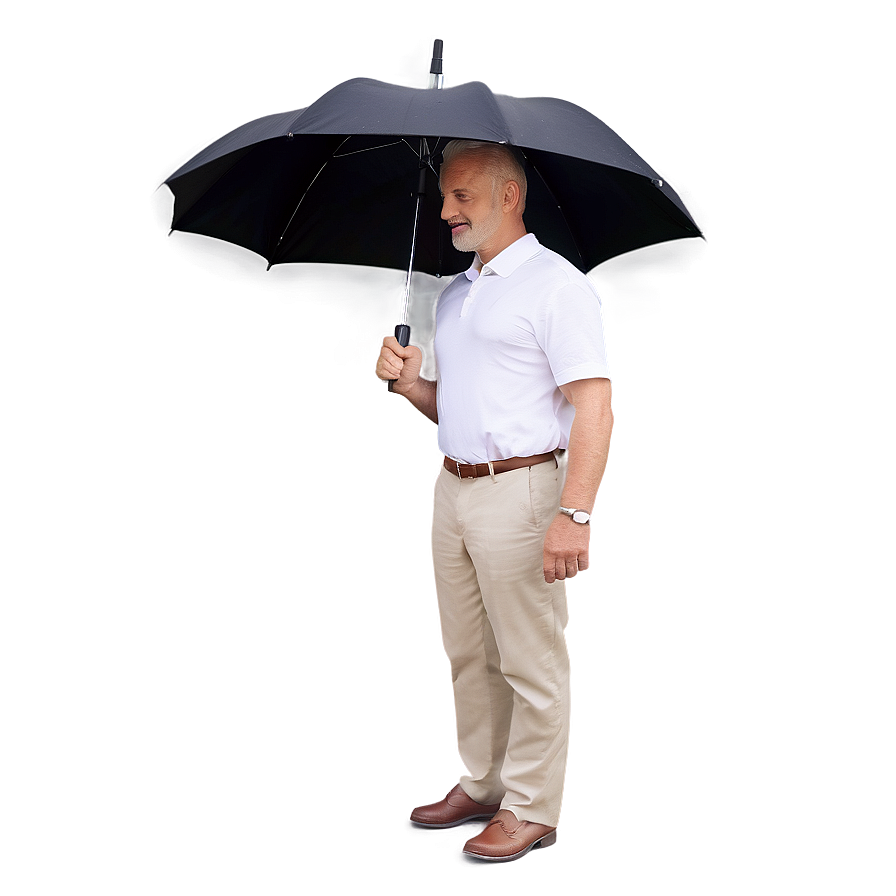 White Man With Umbrella Png Jjv PNG Image