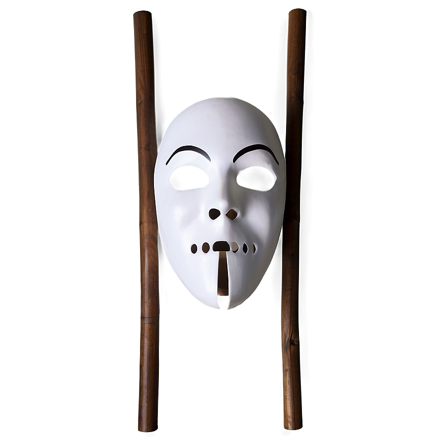 White Mask A PNG Image