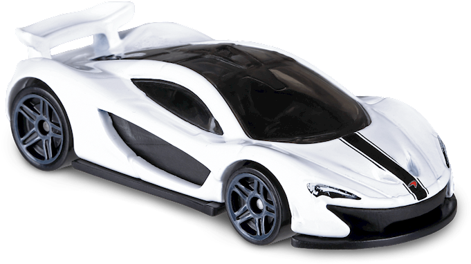 White Mc Laren Supercar Model PNG Image