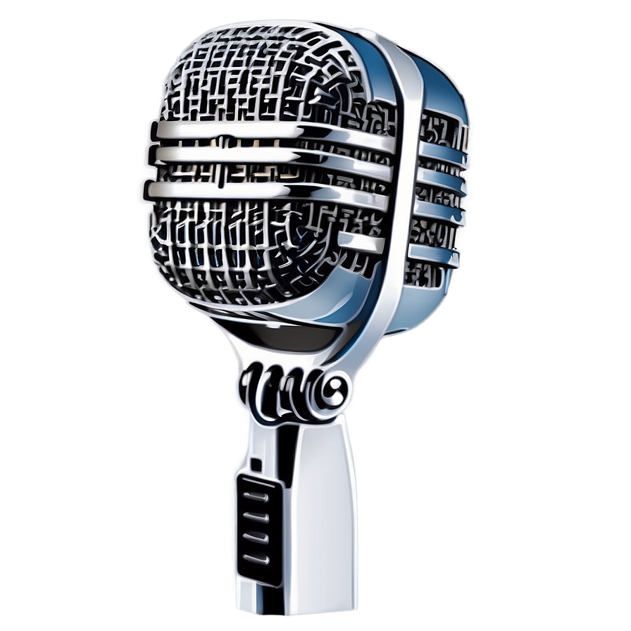 White Microphone Png 04292024 PNG Image