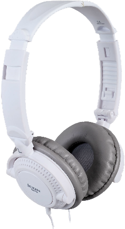 White Over Ear Headphones PNG Image