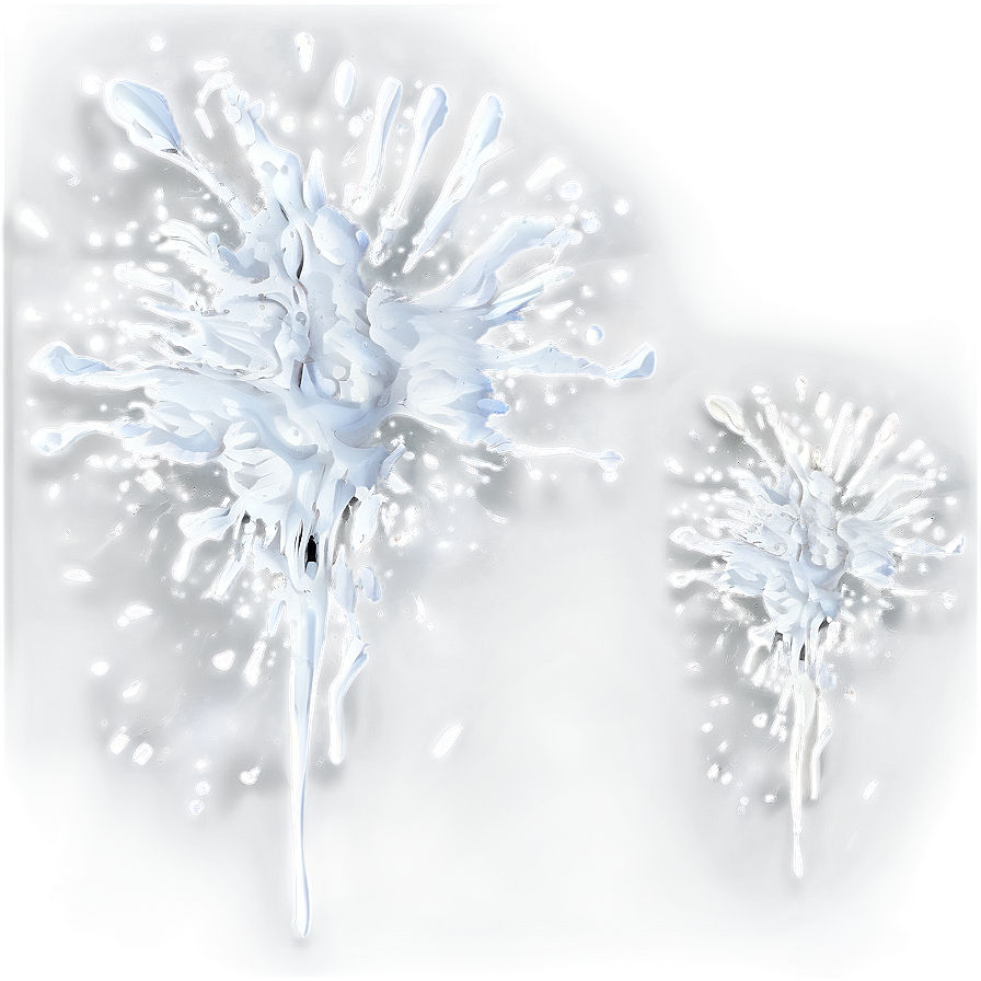 White Paint Explosion Splatter Png Pdr PNG Image