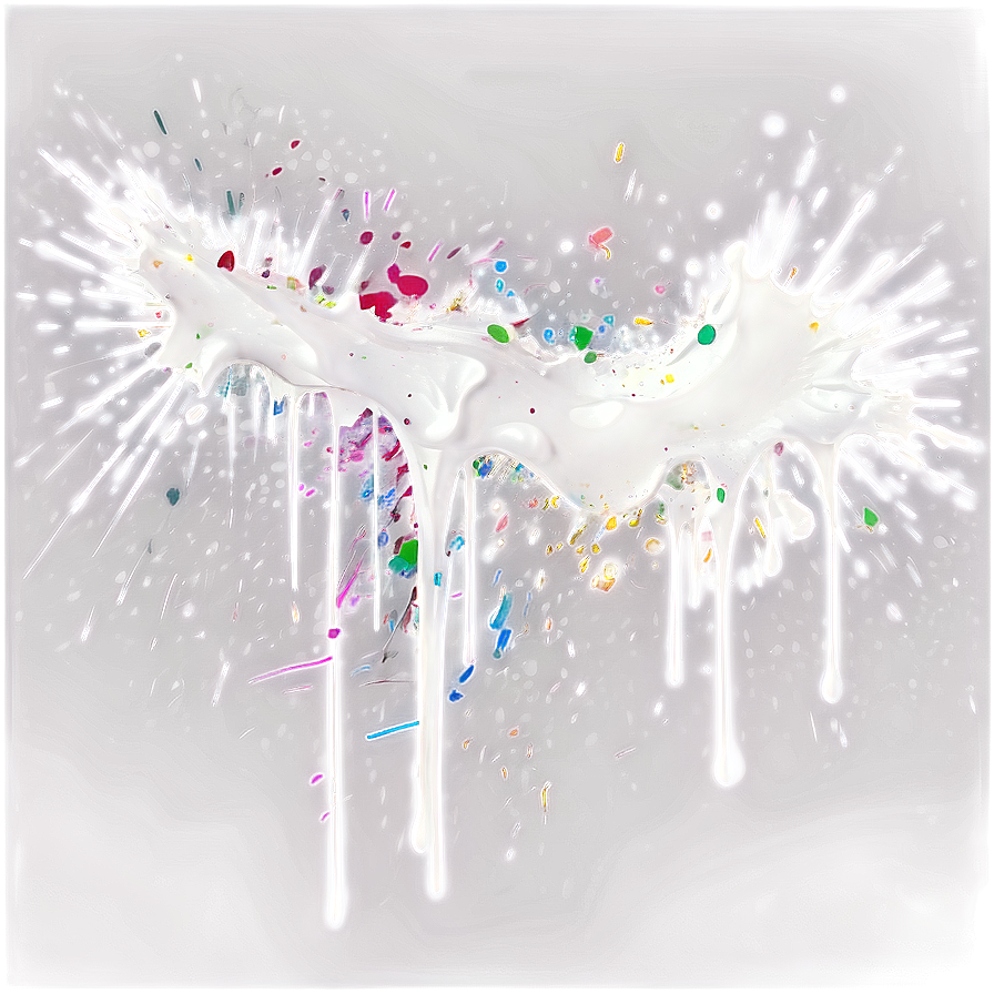 White Paint Splatter Textured Png Heh67 PNG Image