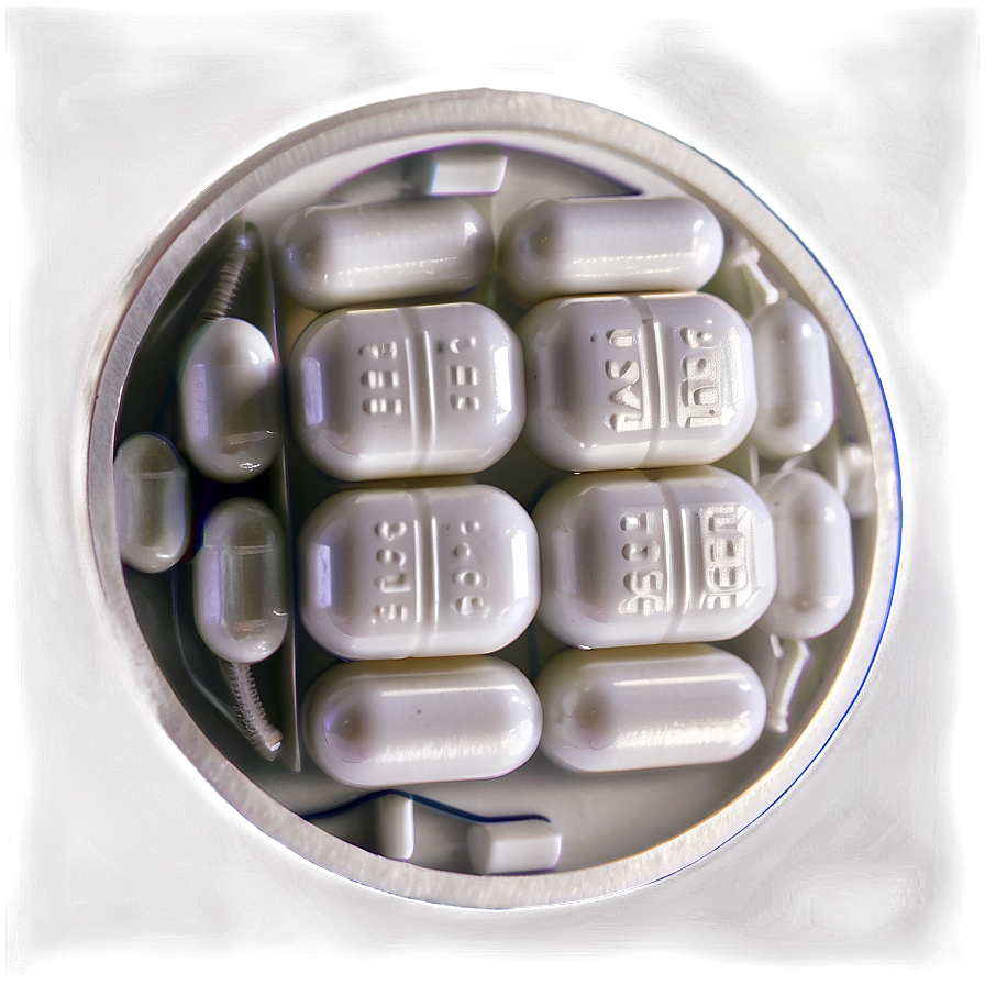 White Pharmaceutical Capsule Png Waf PNG Image