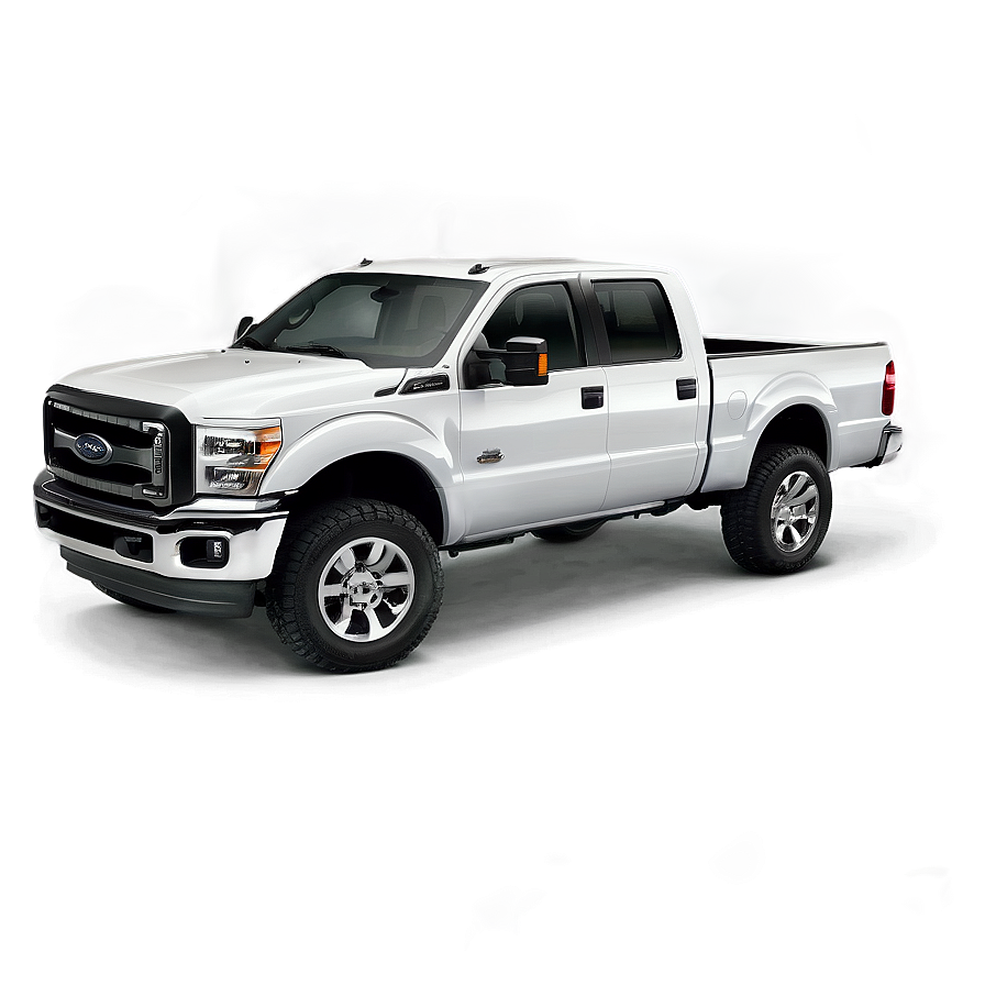 White Pickup Truck Png Bsh92 PNG Image