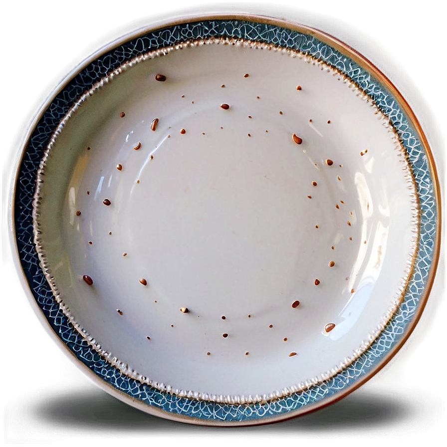 White Plate With Subtle Pattern Png 65 PNG Image