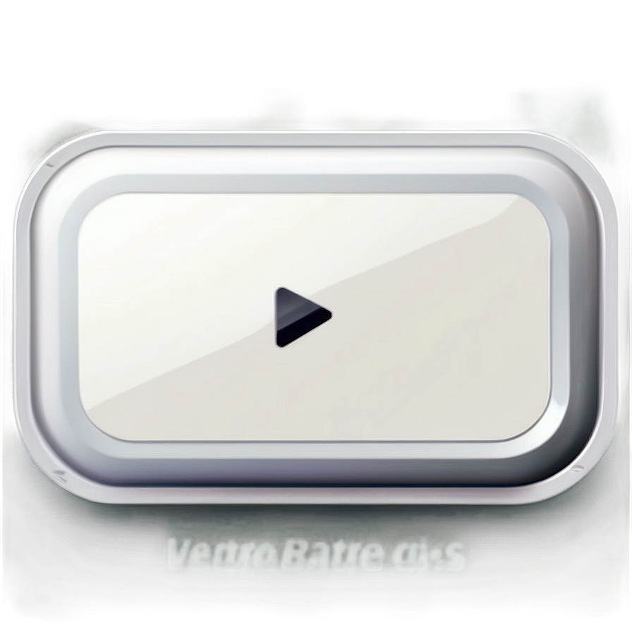 White Play Button Vector Png 81 PNG Image