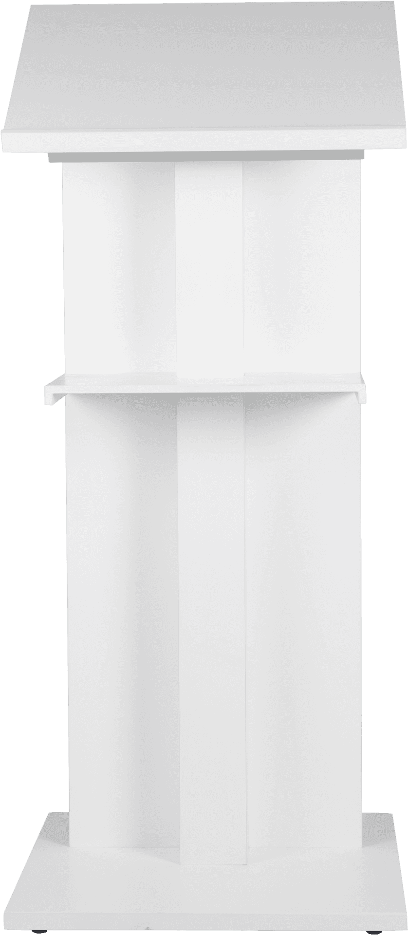 White Podium Product Display Stand PNG Image