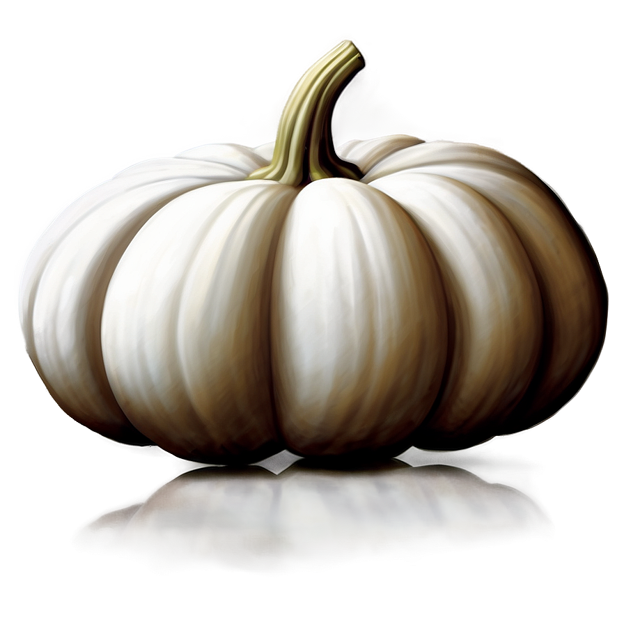 White Pumpkin Art Png 98 PNG Image