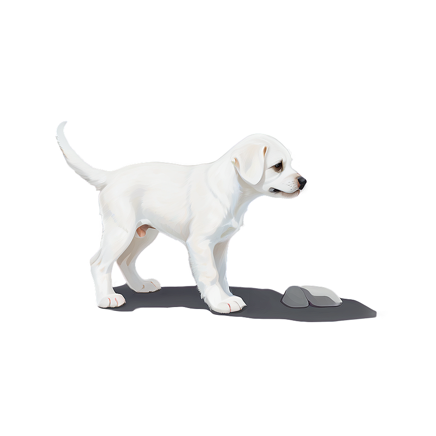 White Puppy Png Iet5 PNG Image