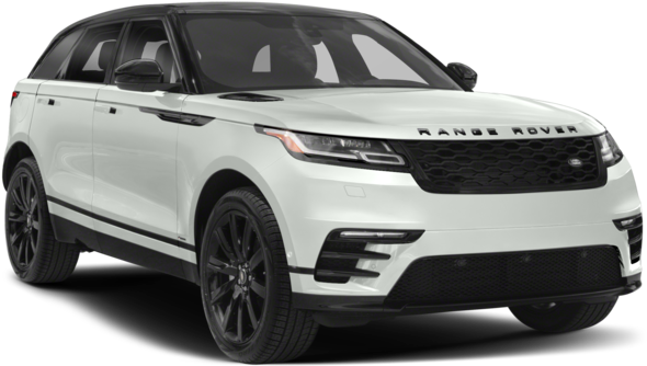 White Range Rover Velar Side View PNG Image