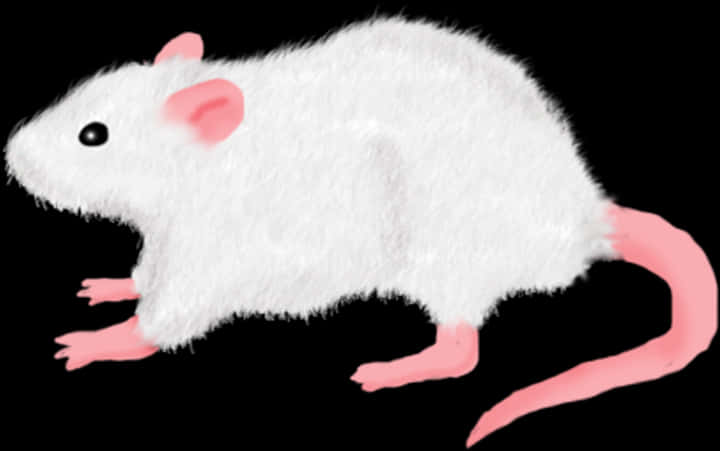 White Rat Illustration.jpg PNG Image