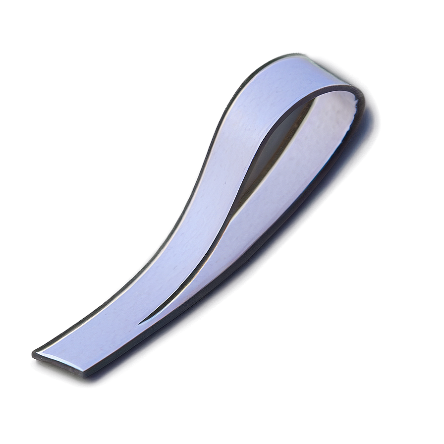 White Ribbon Bookmark Clip Png 36 PNG Image