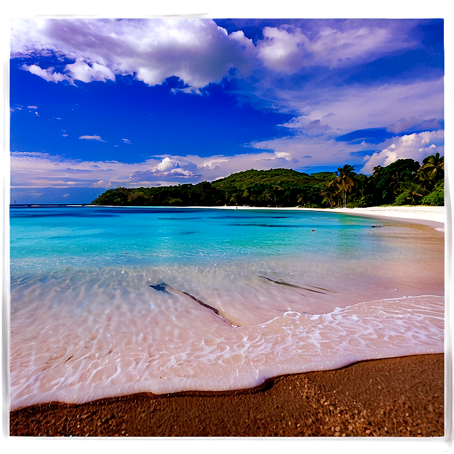 White Sand Beach Paradise Png 06132024 PNG Image