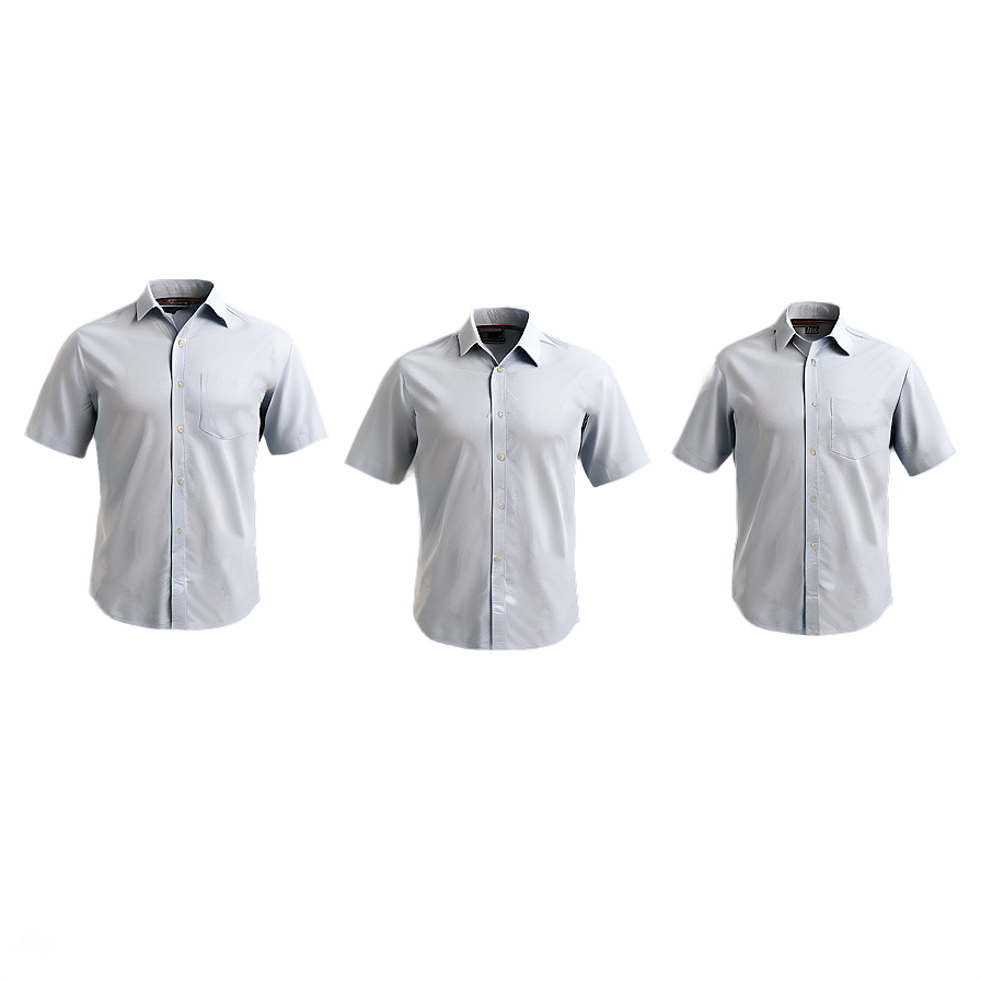 White Short Sleeve Shirt Png 45 PNG Image