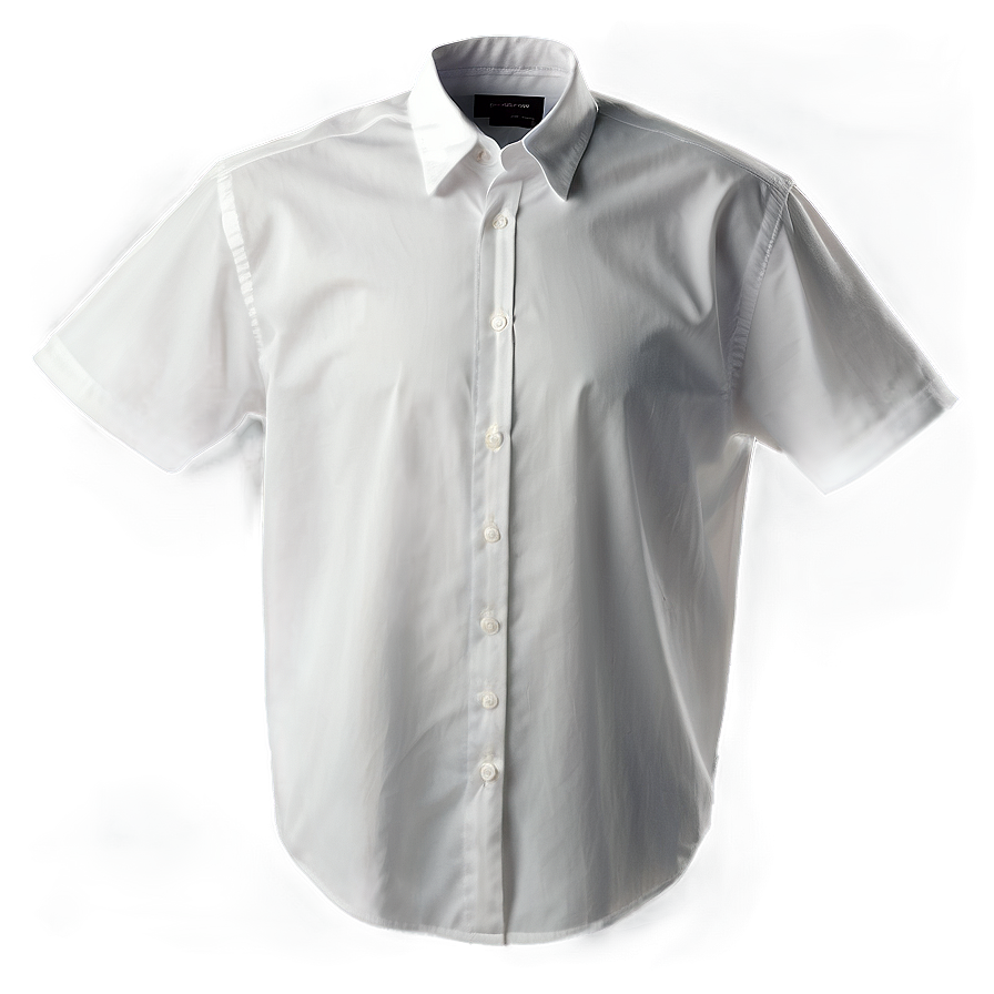 White Short Sleeve Shirt Png Bxf54 PNG Image