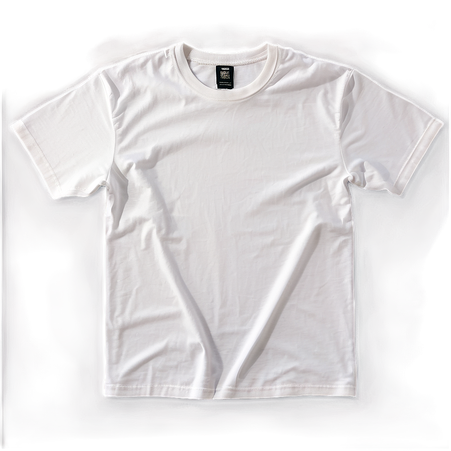 White Short Sleeve T-shirt Png Ewh PNG Image