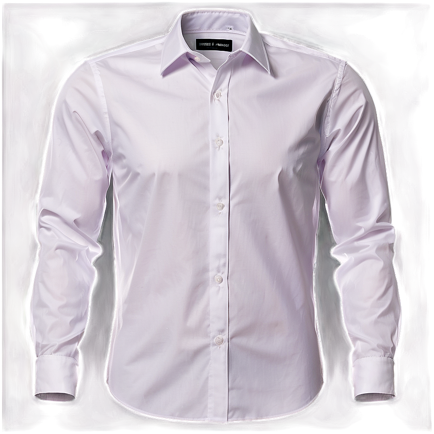 White Slim Fit Shirt Png Lqf58 PNG Image