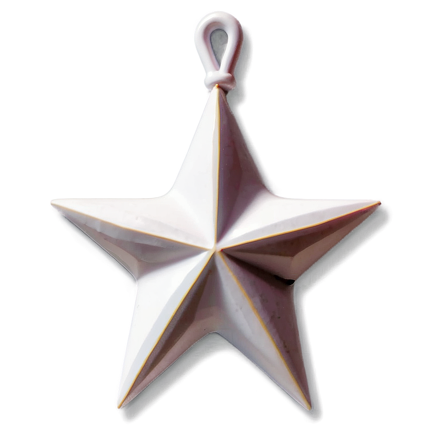 White Star For Decoration Png 32 PNG Image