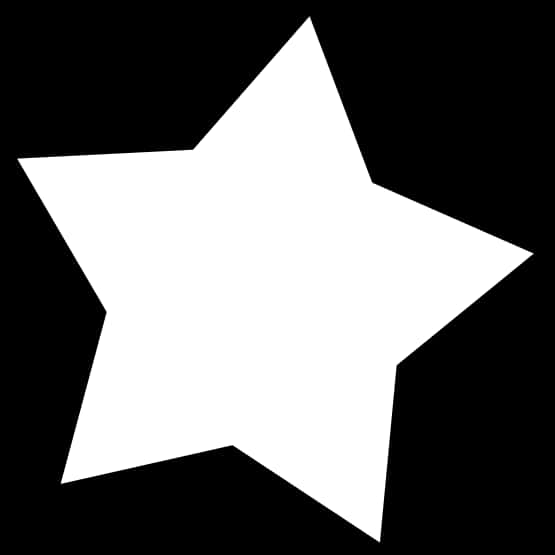 White Star Graphic PNG Image